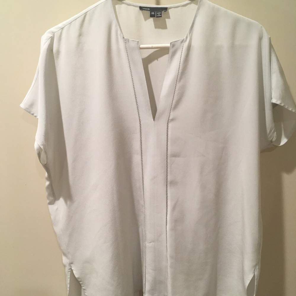 Vince 100% silk - cream